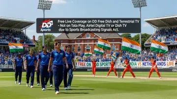 DD Sports Offers Free Live Coverage of India vs Netherlands T20 World Cup Tie
